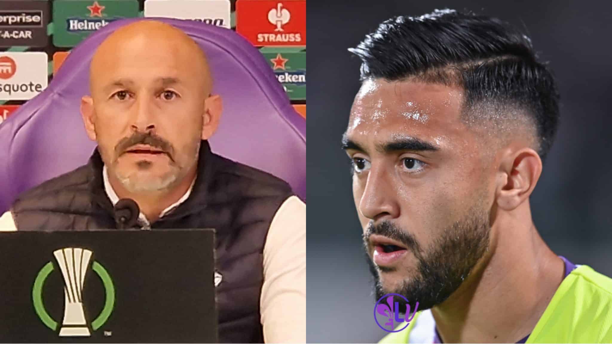Italiano spiega: “Nico Gonzalez non si sente in grado di giocare perchè non è al 100%”